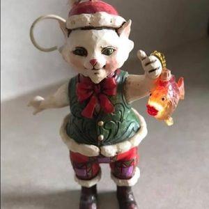 Jim Shores Christmas Cat
